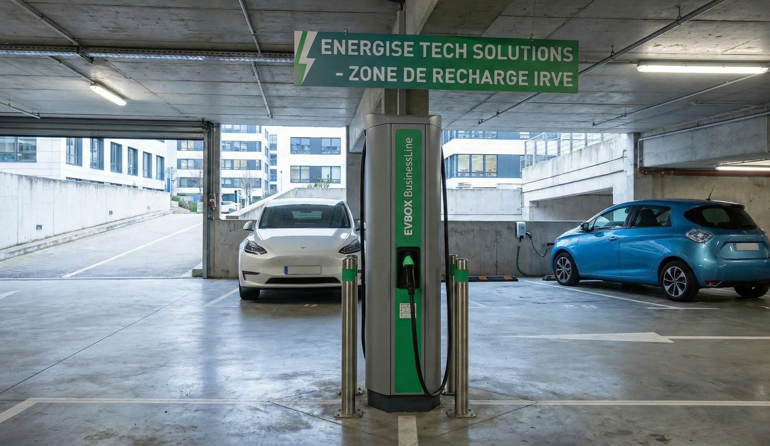 Image installateur borne de recharge 5 conformes et adaptees aux vehicules electriques